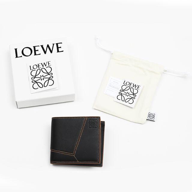 LOEWE - LOEWE ロエベ パズル ステッチ バイフォールド 二つ折り財布の 