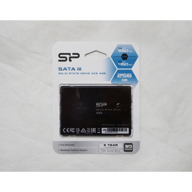PC/タブレット2個　2.5インチ SATAⅢ　SSD　256GB　6Gb/s