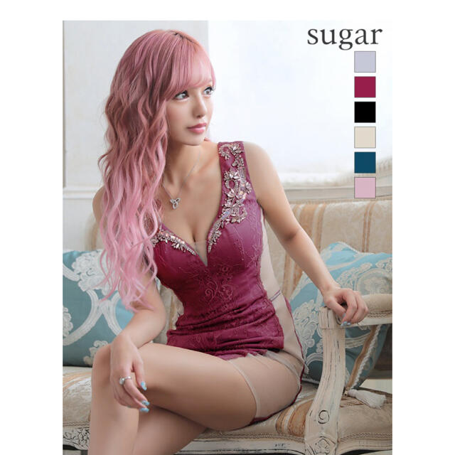 キャバ ドレス ROBE de FLEURS Glossy - ナイトドレス