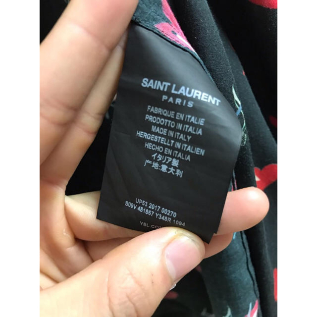 saint laurent paris サンローランnonsmoking シャツ