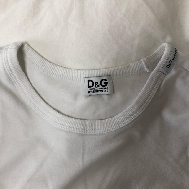 DOLCE&GABBANA(ドルチェアンドガッバーナ)のDOLCE&GABBANA 白Tシャツ メンズのトップス(Tシャツ/カットソー(半袖/袖なし))の商品写真