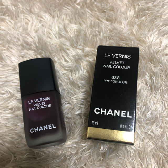 CHANEL(シャネル)のCHANELシャネルのヴェルニ ヴェルヴェット /638 プロフォンドゥール コスメ/美容のネイル(ネイル用品)の商品写真