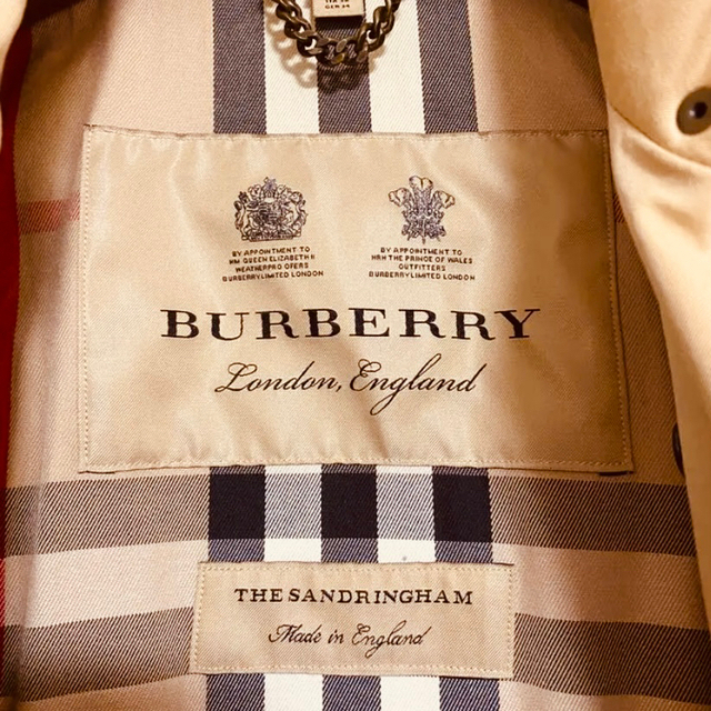 BURBERRY - 【美品】BURBERRY トレンチコート サンドリンガム 38 17AW