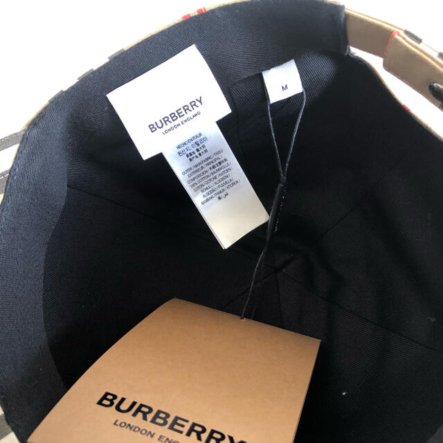 BURBERRY(バーバリー)の【タク様専用】M(57cm) バーバリー　チェック　ベースボール　キャップ メンズの帽子(キャップ)の商品写真