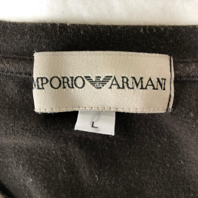 DOLCE&GABBANA(ドルチェアンドガッバーナ)のEMPORIO ARMANI 茶イーグル Tシャツ メンズのトップス(Tシャツ/カットソー(半袖/袖なし))の商品写真