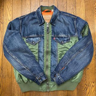 リーバイス(Levi's)のLevi's リーバイス ハイブリッドトラッカージャケット MA-1 Gジャン(Gジャン/デニムジャケット)