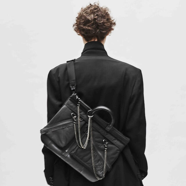 吉田カバン(ヨシダカバン)のYohji Yamamoto × PORTER 2WAY HELMET BAG メンズのバッグ(ビジネスバッグ)の商品写真