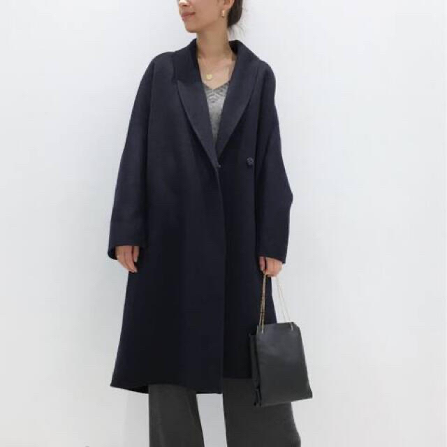 L'Appartement DEUXIEME CLASSE(アパルトモンドゥーズィエムクラス)の L'Appartement  アルマ ローザ　OVERSIZE COAT 美品 レディースのジャケット/アウター(ロングコート)の商品写真