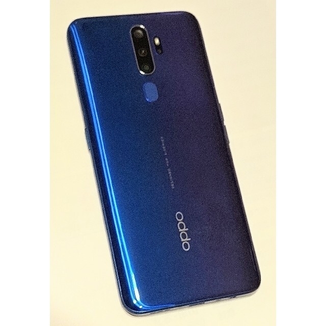 OPPO A5 2020 モバイル　SIMフリー ブルー　超美品
