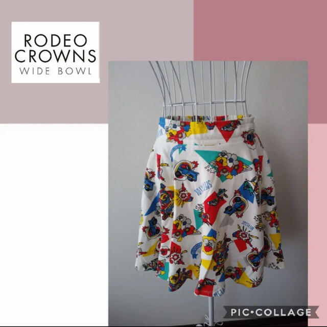 RODEO CROWNS WIDE BOWL(ロデオクラウンズワイドボウル)の【新品未使用】ロデオクラウンズワイドボウル レディースのスカート(ひざ丈スカート)の商品写真