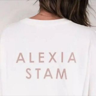 ALEXIA STAM ロゴ ロンT