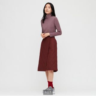 ユニクロ(UNIQLO)のストレッチコットンタートルネックT(Tシャツ/カットソー(七分/長袖))