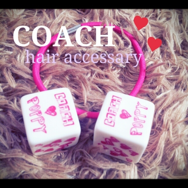 COACH(コーチ)のCOACH ヘアゴム レディースのヘアアクセサリー(ヘアゴム/シュシュ)の商品写真