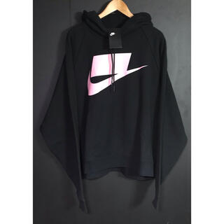 NIKE - NIKE ルーズフィット パーカー hoodie ブラック/ピンク サイズ ...