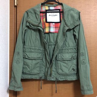 アバクロンビーアンドフィッチ(Abercrombie&Fitch)のアバクロ　ミニタリージャケット　キッズ　XL(ジャケット/上着)