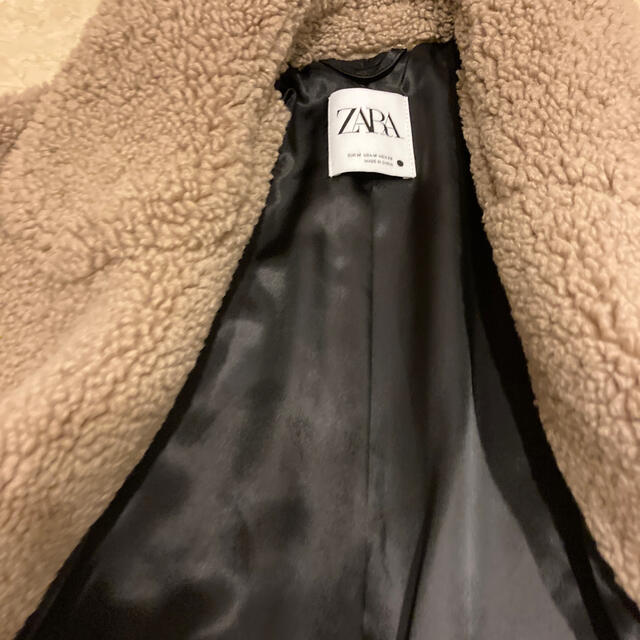 ZARA(ザラ)のテディベアコート レディースのジャケット/アウター(ロングコート)の商品写真