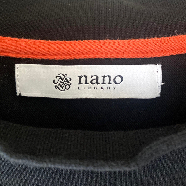 nano・universe(ナノユニバース)の【 nano universe 】 メンズ Lトップス モックネック 黒 メンズのトップス(Tシャツ/カットソー(七分/長袖))の商品写真