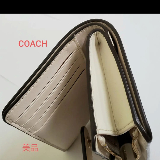 COACH(コーチ)のCOACH 美品 2つ折つ財布 シグネチャー ウォレット 正規 コーチ メンズのファッション小物(折り財布)の商品写真