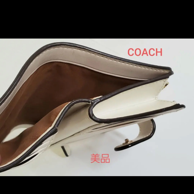 COACH 美品 2つ折つ財布 シグネチャー ウォレット 正規 コーチ