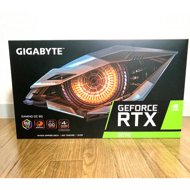 【新品】GIGABYTE GeForce RTX 3070 GAMING OC8 スマホ/家電/カメラのPC/タブレット(PCパーツ)の商品写真