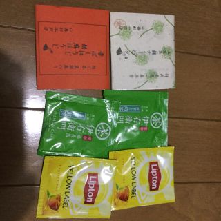 上煎茶、胡麻ほうじ茶、伊右衛門煎茶、リプトン紅茶ティーバッグ6つセット(茶)