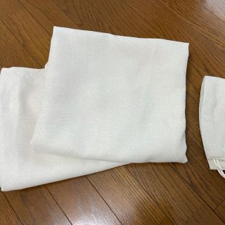 ムジルシリョウヒン(MUJI (無印良品))の無印 muji カーテン 防炎 遮光 幅100cm × 丈105cm 2枚(カーテン)