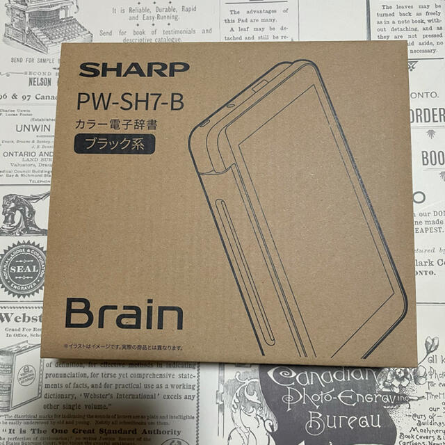 SHARP(シャープ)のシャープ 電子辞書 BRAIN PW-SH7 高校生モデル スマホ/家電/カメラのPC/タブレット(電子ブックリーダー)の商品写真