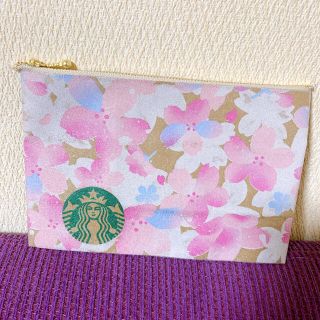 スターバックスコーヒー(Starbucks Coffee)のリメイクポーチ 桜(ポーチ)