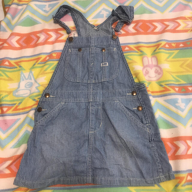 Lee(リー)のlee オーバーオール スカート  キッズ/ベビー/マタニティのキッズ服女の子用(90cm~)(スカート)の商品写真