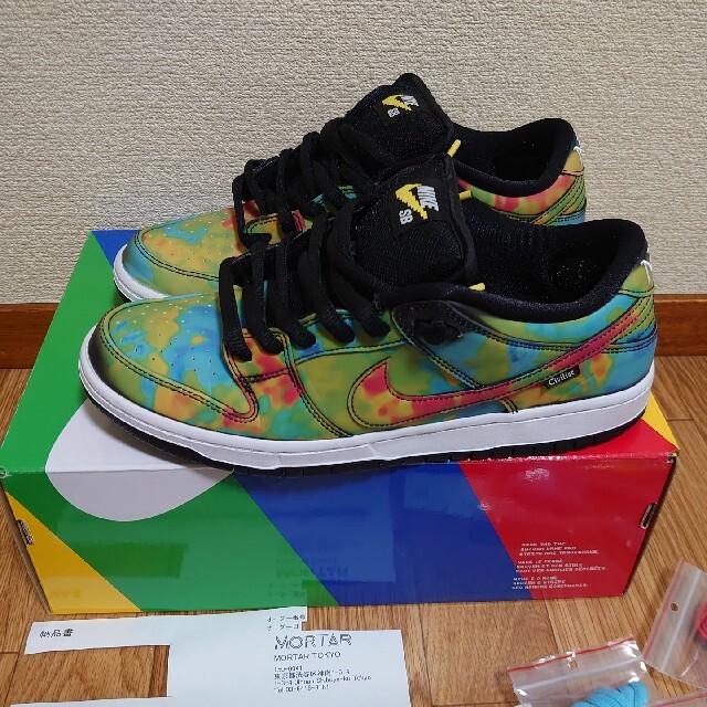 NIKE(ナイキ)のNIKE SB DUNK LOW "THERMOGRAPHY" メンズの靴/シューズ(スニーカー)の商品写真