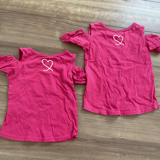 F.O.KIDS(エフオーキッズ)の姉妹 Tシャツ セット売り キッズ/ベビー/マタニティのキッズ服女の子用(90cm~)(Tシャツ/カットソー)の商品写真