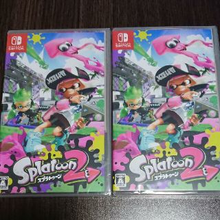 ニンテンドースイッチ(Nintendo Switch)のスプラトゥーン2 ×2個(家庭用ゲームソフト)