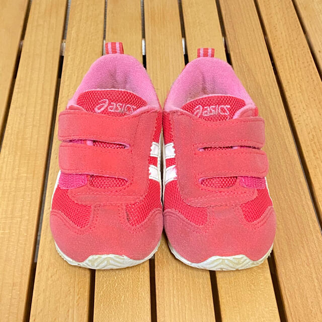 asics(アシックス)のアシックス 14.5cm キッズシューズ アイダホ BABY 3  ピンク キッズ/ベビー/マタニティのベビー靴/シューズ(~14cm)(スニーカー)の商品写真