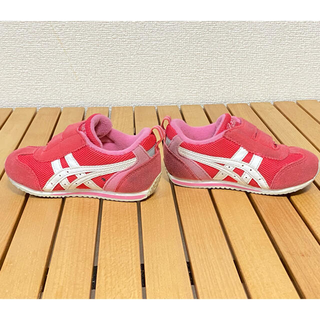 asics(アシックス)のアシックス 14.5cm キッズシューズ アイダホ BABY 3  ピンク キッズ/ベビー/マタニティのベビー靴/シューズ(~14cm)(スニーカー)の商品写真