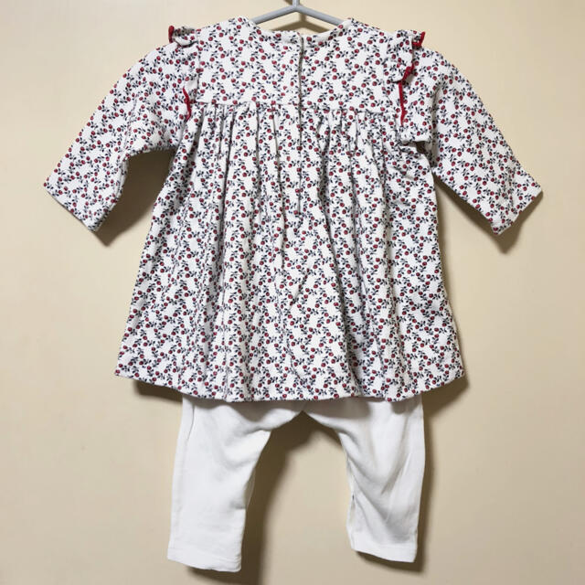 PETIT BATEAU(プチバトー)のpetit bateau プチバトー  ロンパース ワンピース 70cm キッズ/ベビー/マタニティのベビー服(~85cm)(ロンパース)の商品写真