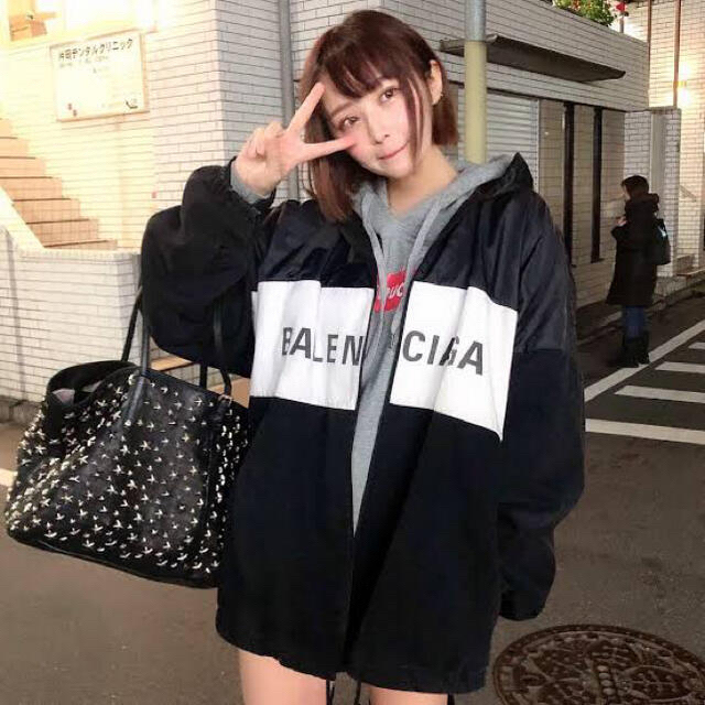 履き心地◎ BALENCIAGA オーバーサイズナイロンジャケット - 通販