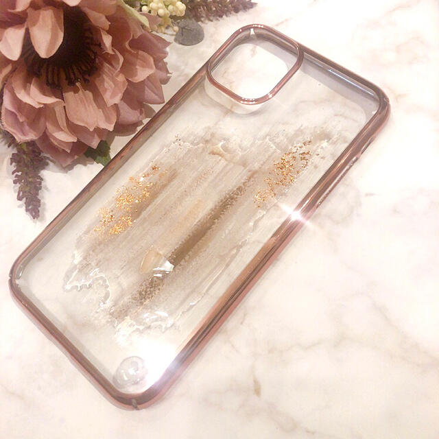 ZARA(ザラ)の【"O"case.】ニュアンスデザインiPhoneケース m-9 【11専用】 スマホ/家電/カメラのスマホアクセサリー(iPhoneケース)の商品写真