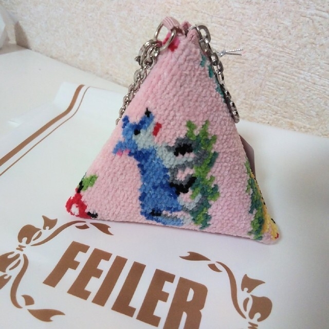 FEILER(フェイラー)の【新品】フェイラー　ハイジ　フレンズ　フォレスト　ピンク　テトラポーチ レディースのファッション小物(ポーチ)の商品写真