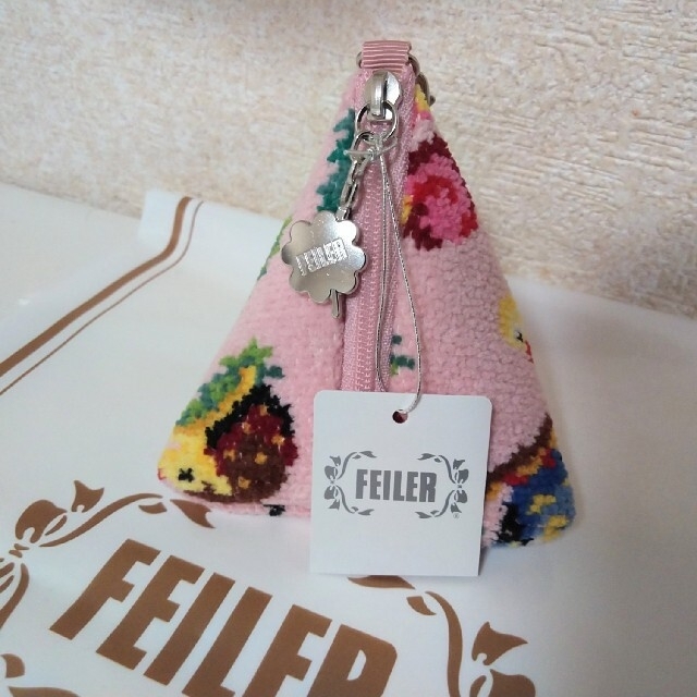 FEILER(フェイラー)の【新品】フェイラー　ハイジ　フレンズ　フォレスト　ピンク　テトラポーチ レディースのファッション小物(ポーチ)の商品写真