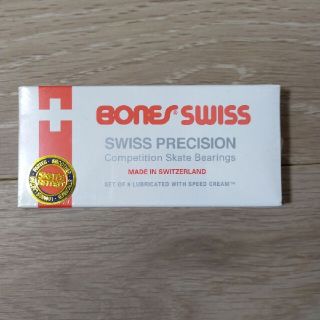 【正規品】BONES SWISS ボーンズスイス スケートボード ベアリング(スケートボード)