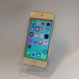 アイポッドタッチ(iPod touch)のiPod touch 第5世代 32GB ブルー ホームボタン不良 ジャンク(ポータブルプレーヤー)