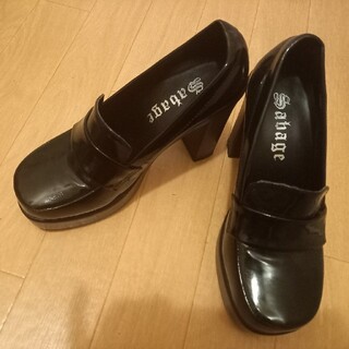 太ヒール ローファー(ローファー/革靴)