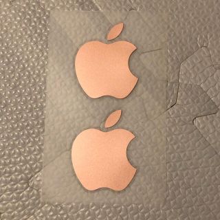 アップル(Apple)のApple MacBook 純正ステッカー ゴールド(その他)