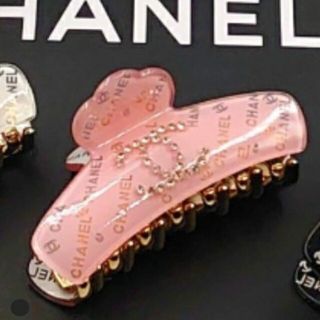 シャネル(CHANEL)のCHANEL シャネル バレッタ ピンク(バレッタ/ヘアクリップ)