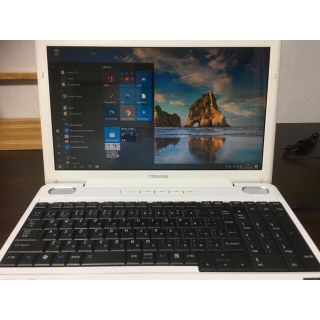 トウシバ(東芝)の送料無料 dynabook EX35LWH windows10 HDD500GB(ノートPC)