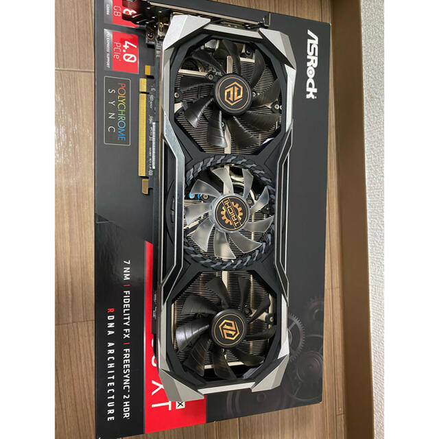 AMD RX5700XT 8G Asrock Taichi OCスマホ/家電/カメラ