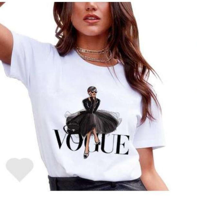 人気 VOGUE Tシャツ バルーンスカート レディースのトップス(Tシャツ(半袖/袖なし))の商品写真