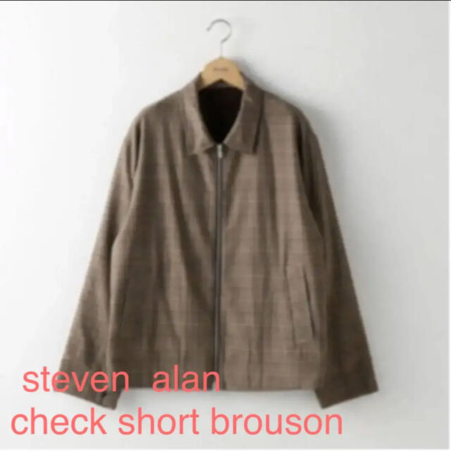 (steven  alan)check short brouson 着画あり