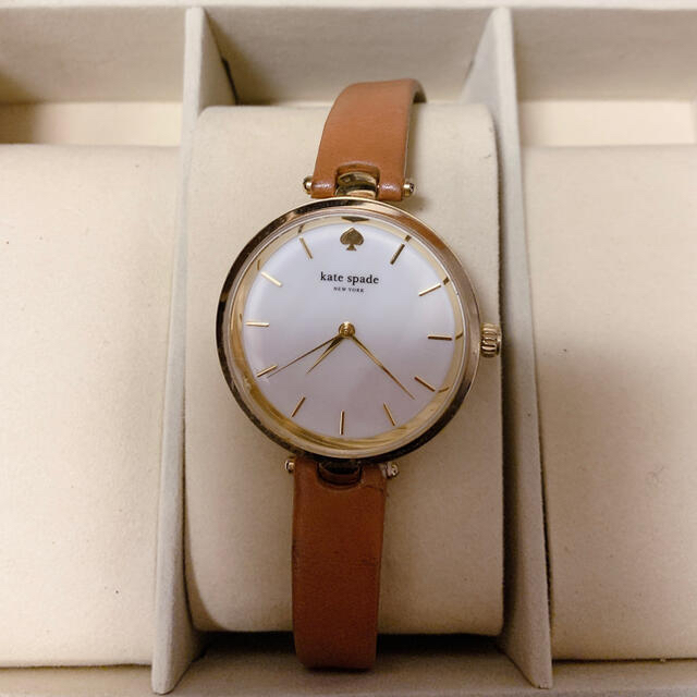 kate spade new york(ケイトスペードニューヨーク)のケイトスペード 腕時計 茶色 レディースのファッション小物(腕時計)の商品写真