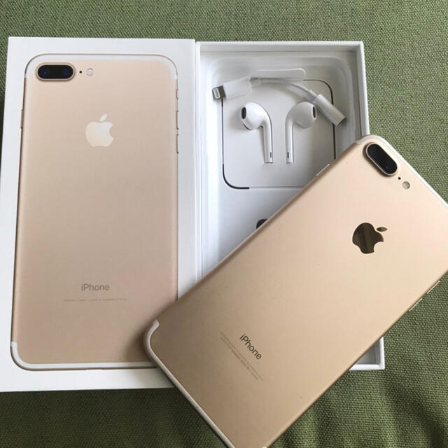 iPhoneiPhone7plus 本体ゴールド　美品！